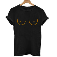 Load image into Gallery viewer, BOOBIES Print Short Sleeve T-shirt
