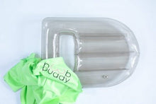 Load image into Gallery viewer, inflatable breast support pillow and lime microfibre towel
